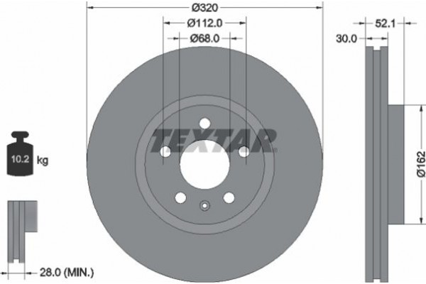 Textar Δισκόπλακα - 92229305