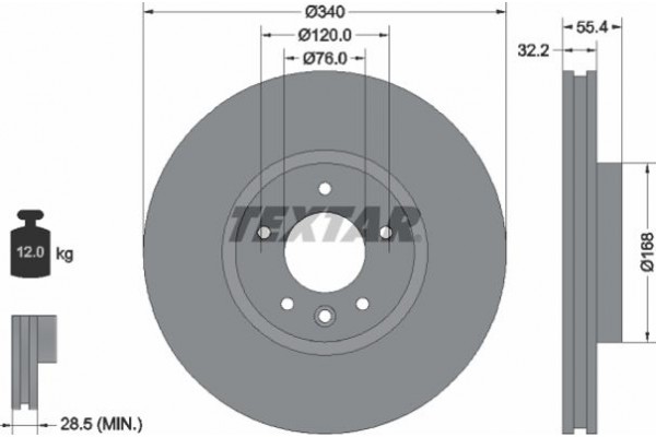 Textar Δισκόπλακα - 92230305