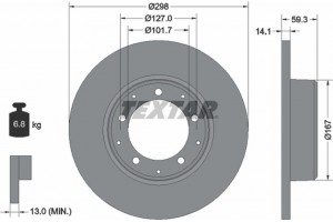 Textar Δισκόπλακα - 92230503