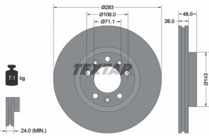 Textar Δισκόπλακα - 92232503