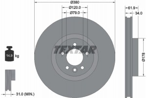 Textar Δισκόπλακα - 92235605