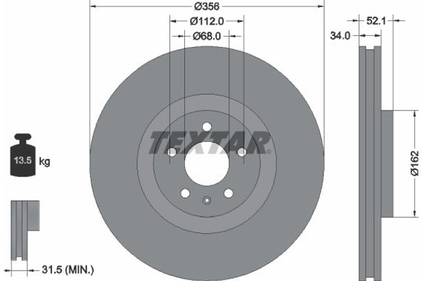 Textar Δισκόπλακα - 92238205