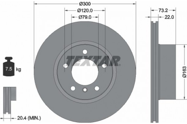 Textar Δισκόπλακα - 92238505