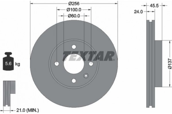 Textar Δισκόπλακα - 92241400