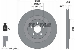 Textar Δισκόπλακα - 92241803
