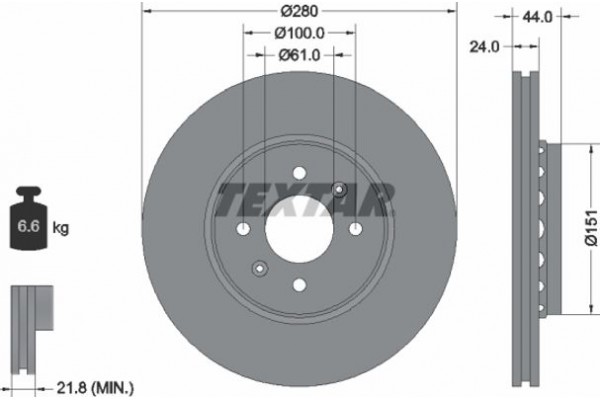 Textar Δισκόπλακα - 92254603