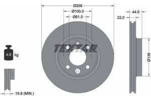 Textar Δισκόπλακα - 92255203
