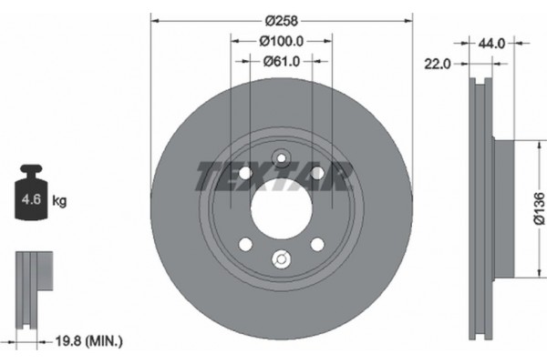 Textar Δισκόπλακα - 92255203