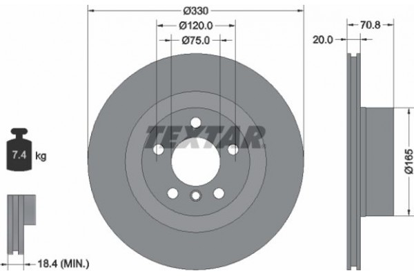 Textar Δισκόπλακα - 92256303