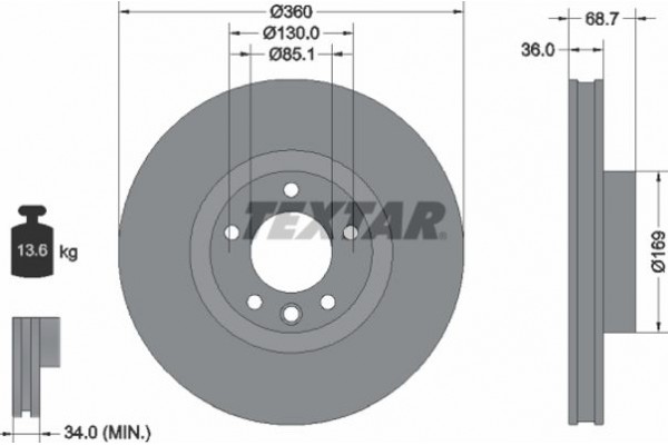 Textar Δισκόπλακα - 92262705