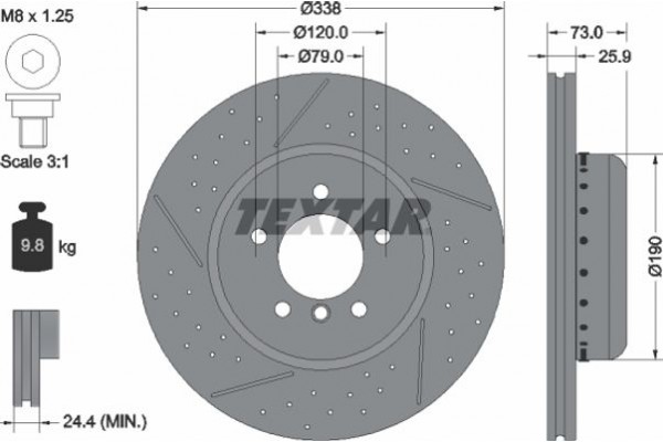 Textar Δισκόπλακα - 92266925