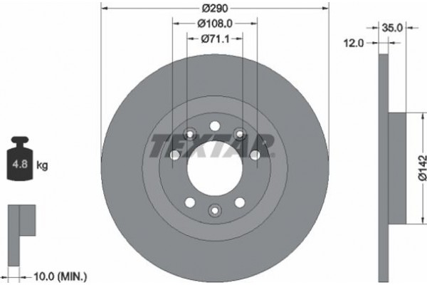 Textar Δισκόπλακα - 92267303