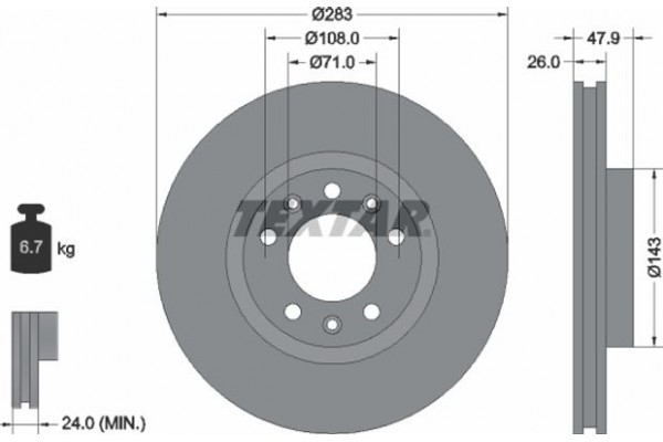 Textar Δισκόπλακα - 92267903