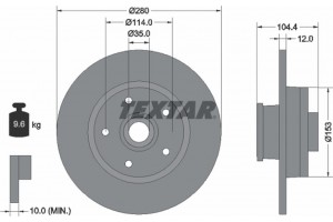 Textar Δισκόπλακα - 92268903