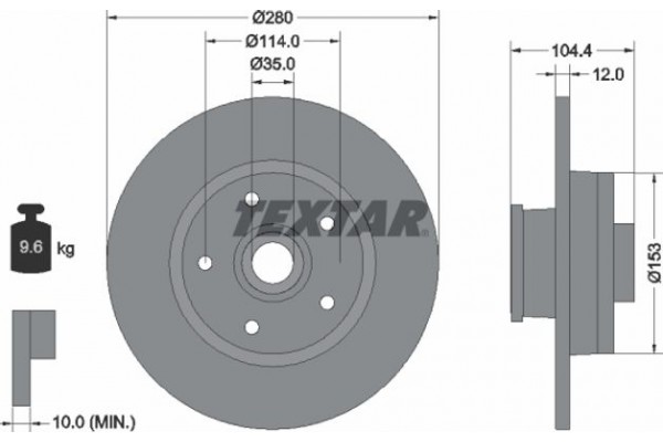 Textar Δισκόπλακα - 92268903