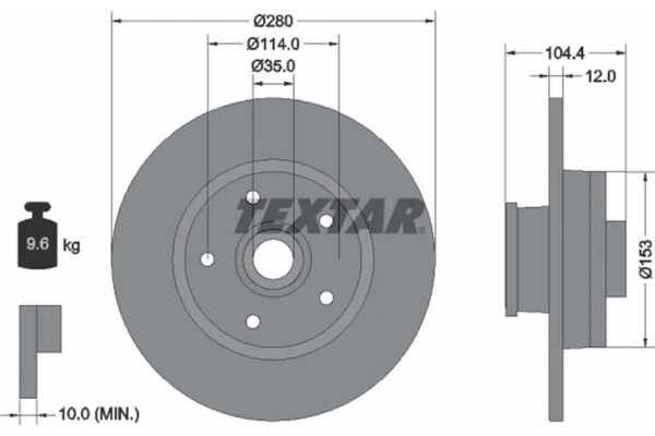 Textar Δισκόπλακα - 92268903