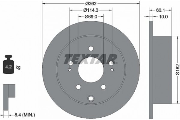 Textar Δισκόπλακα - 92269403