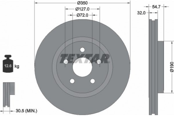 Textar Δισκόπλακα - 92272205