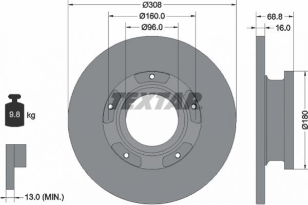 Textar Δισκόπλακα - 92273903