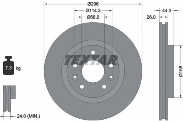 Textar Δισκόπλακα - 92274203