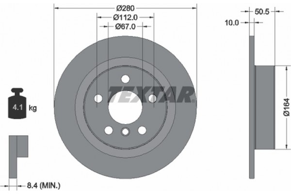 Textar Δισκόπλακα - 92274603