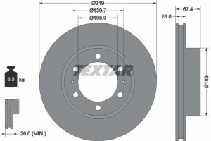 Textar Δισκόπλακα - 92274903