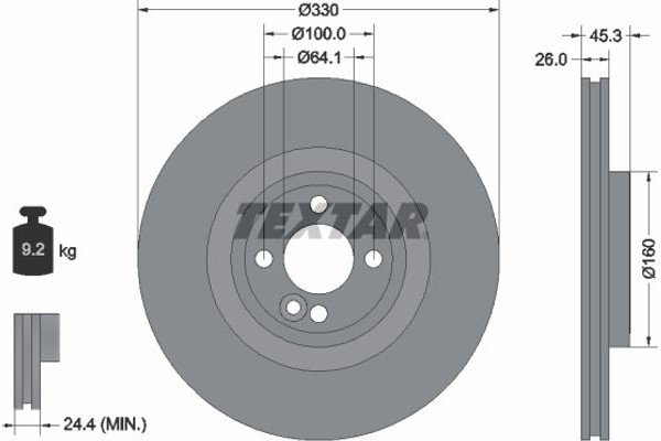 Textar Δισκόπλακα - 92275403