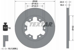 Textar Δισκόπλακα - 92275803