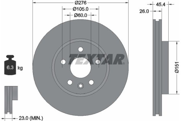 Textar Δισκόπλακα - 92277103