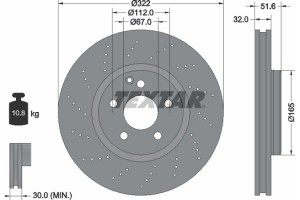 Textar Δισκόπλακα - 92277705