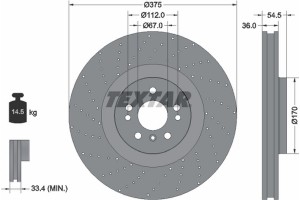 Textar Δισκόπλακα - 92279805