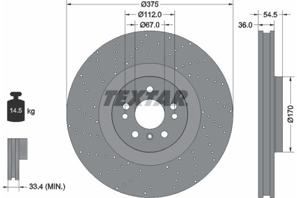 Textar Δισκόπλακα - 92279805