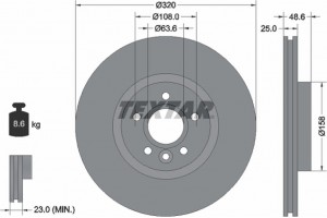Textar Δισκόπλακα - 92282105