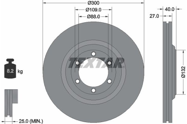 Textar Δισκόπλακα - 92282403