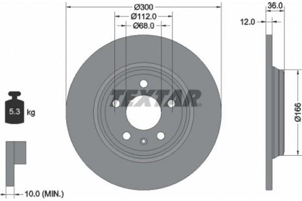 Textar Δισκόπλακα - 92282803