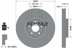 Textar Δισκόπλακα - 92289305