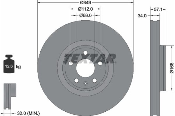 Textar Δισκόπλακα - 92289305