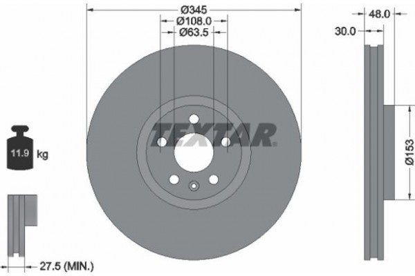 Textar Δισκόπλακα - 92289805