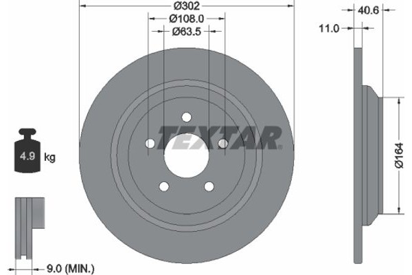 Textar Δισκόπλακα - 92292403