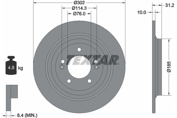 Textar Δισκόπλακα - 92293403