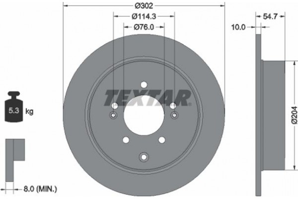 Textar Δισκόπλακα - 92294903