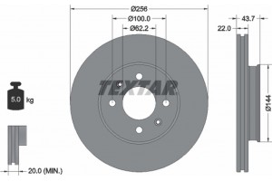Textar Δισκόπλακα - 92304603