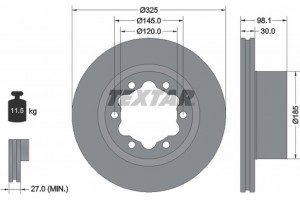 Textar Δισκόπλακα - 92305803