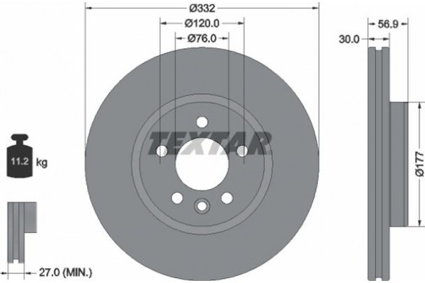 Textar Δισκόπλακα - 92307705