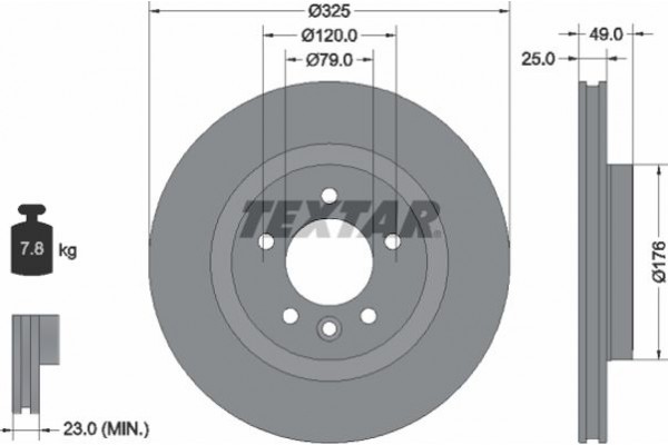 Textar Δισκόπλακα - 92307803