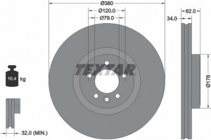Textar Δισκόπλακα - 92316405