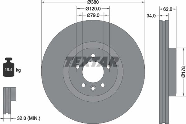 Textar Δισκόπλακα - 92316405