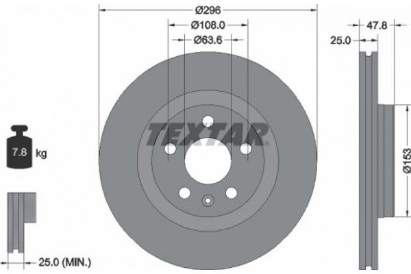 Textar Δισκόπλακα - 92323905