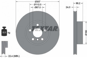 Textar Δισκόπλακα - 92326805