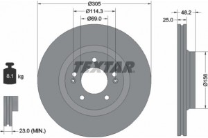 Textar Δισκόπλακα - 92333203